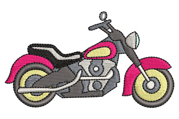 Classic Motorcycle: A Craft Fair Embroidery Review