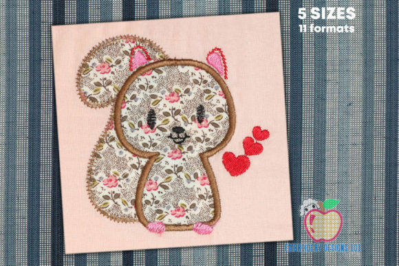 Design of Cute Squirrel with Hearts Review for Your Shop