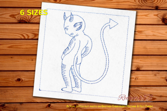 Devil with Tail Redwork: A Seller's Honest Review