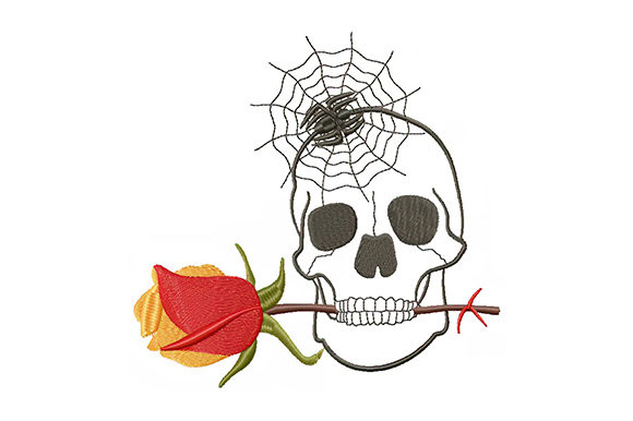Halloween Skull and Rose: A Seller's Review