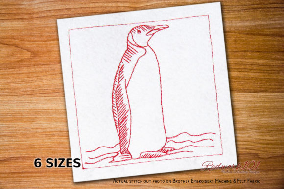 Penguin on Snow Redwork: A Craft Fair Product Review